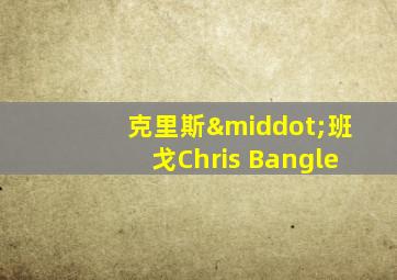 克里斯·班戈Chris Bangle